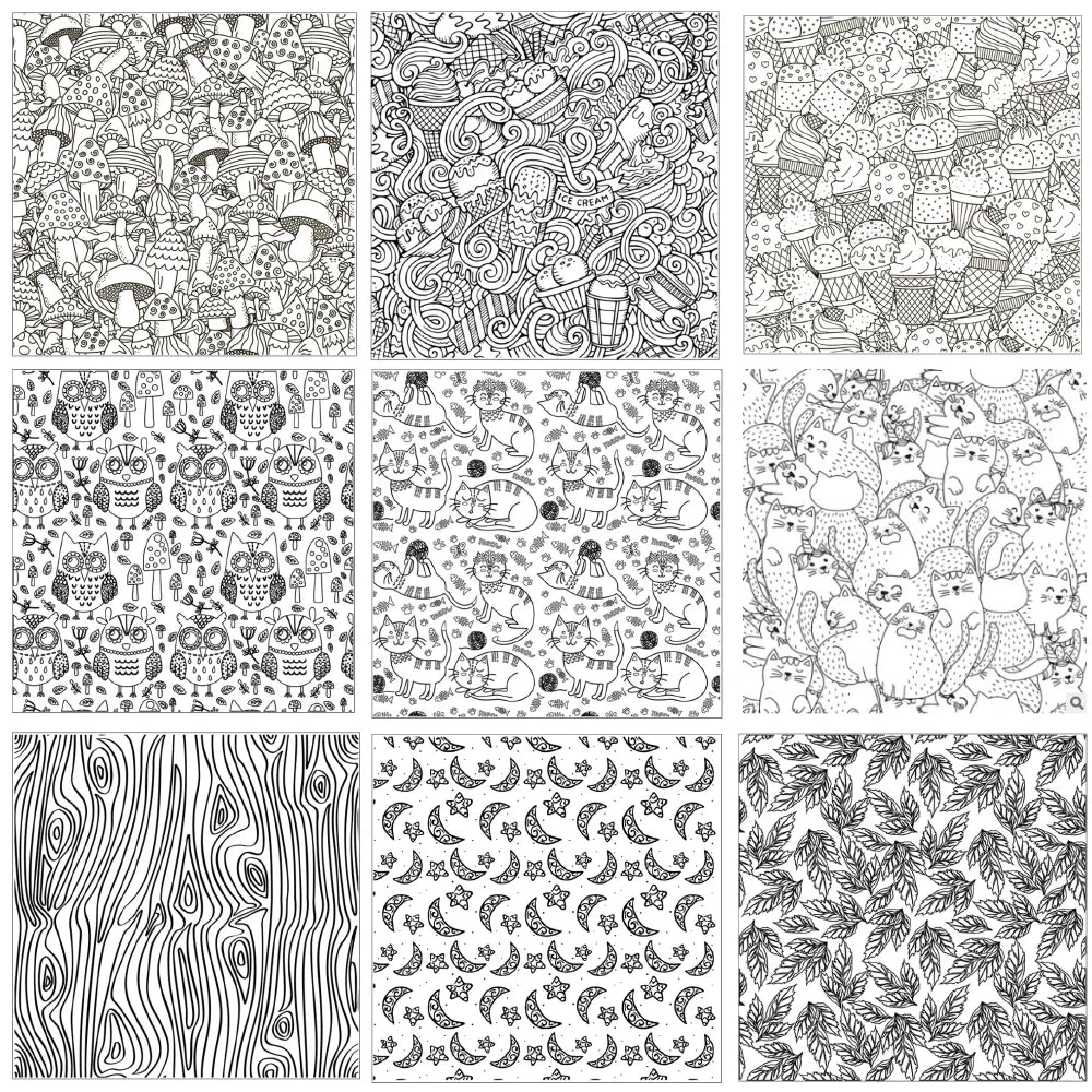 Clay Texture Stamp Sheet