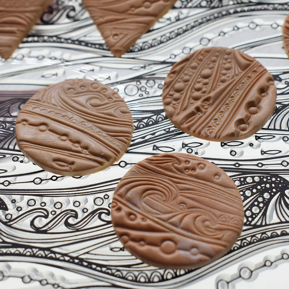 Clay Texture Stamp Sheet