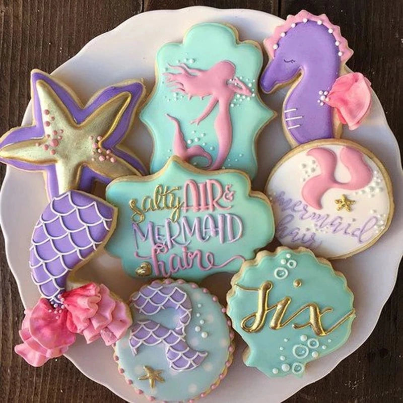 Under The Sea themed Cookie or Clay Cutter Mold | 3Pcs/set
