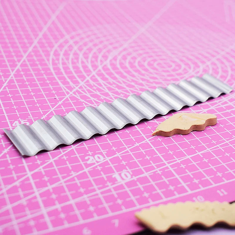 Flexible Wavy Stainless Steel Clay Cutter Blade | 3pcs/set