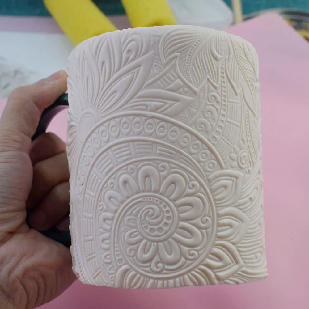 Silicone Rubber Emboss Texture Stamp Sheet
