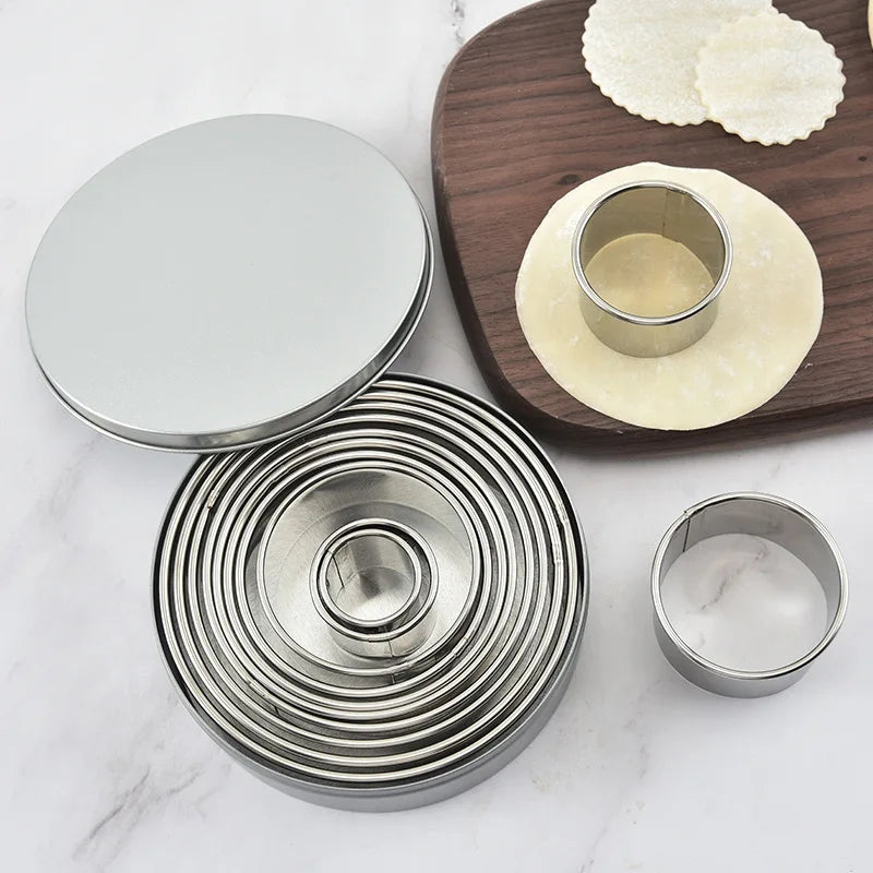 Stainless Steel Pottery Clay Cutter Mold Tool | Set of 12Pcs