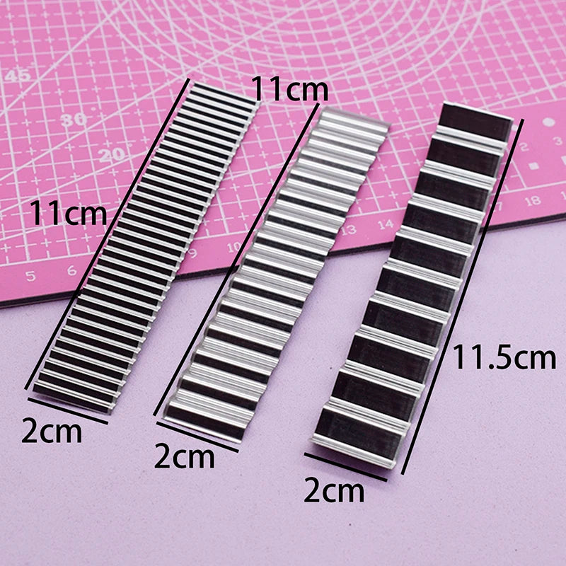 Flexible Wavy Stainless Steel Clay Cutter Blade | 3pcs/set