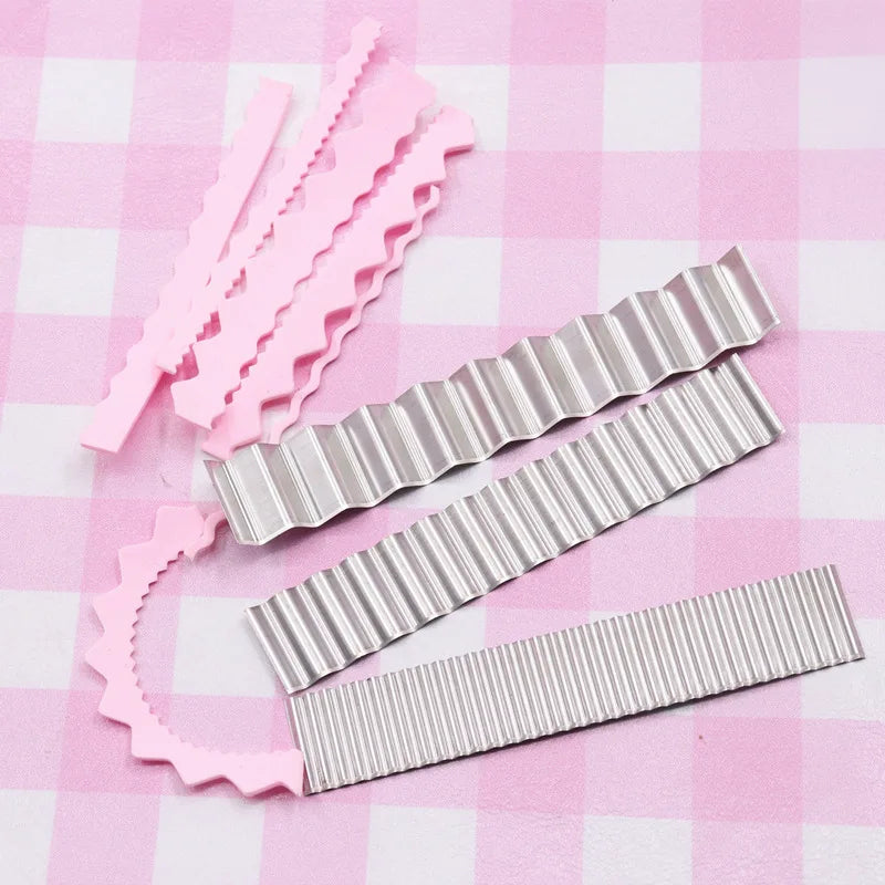 Flexible Wavy Stainless Steel Clay Cutter Blade | 3pcs/set