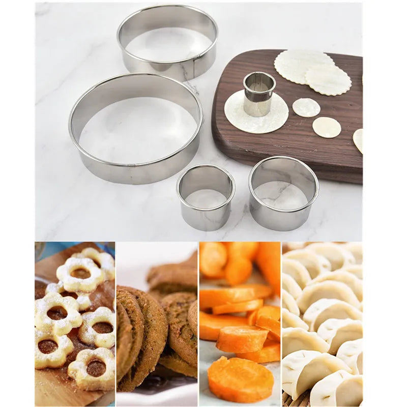 Stainless Steel Pottery Clay Cutter Mold Tool | Set of 12Pcs