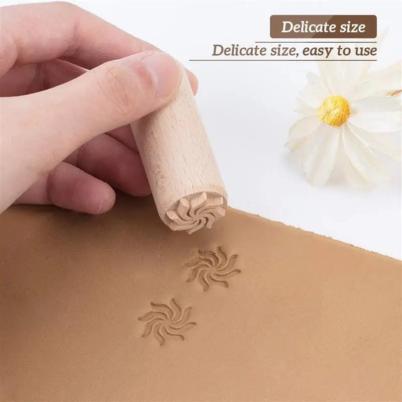 Clay Wood Pottery Tools Stamp | 5pcs