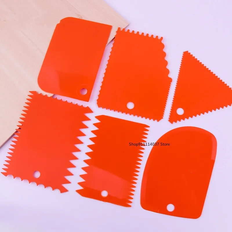 Pottery Plastic Scraper Tools Set | 6Pcs