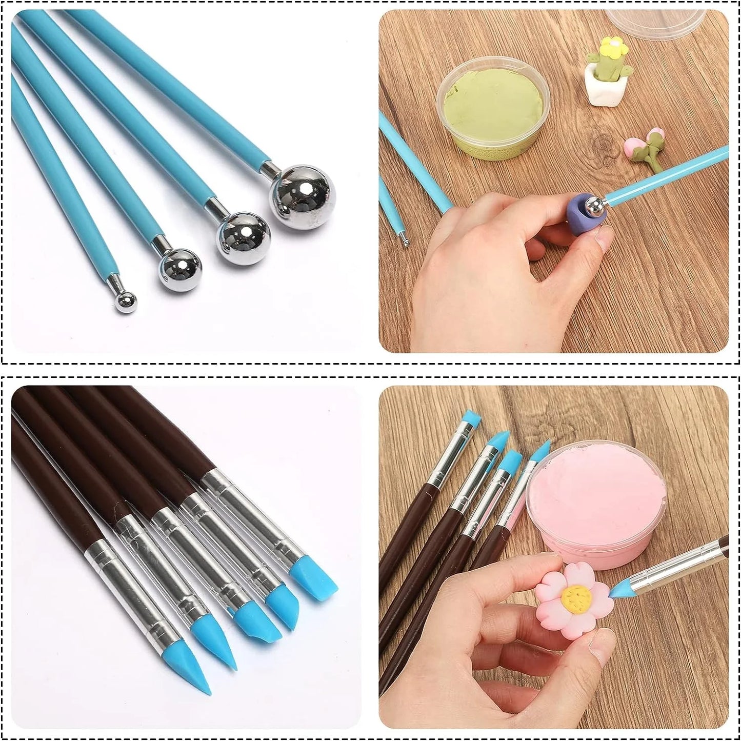 Beginners Pottery Sculpting Tool Kit | 24Pcs/set