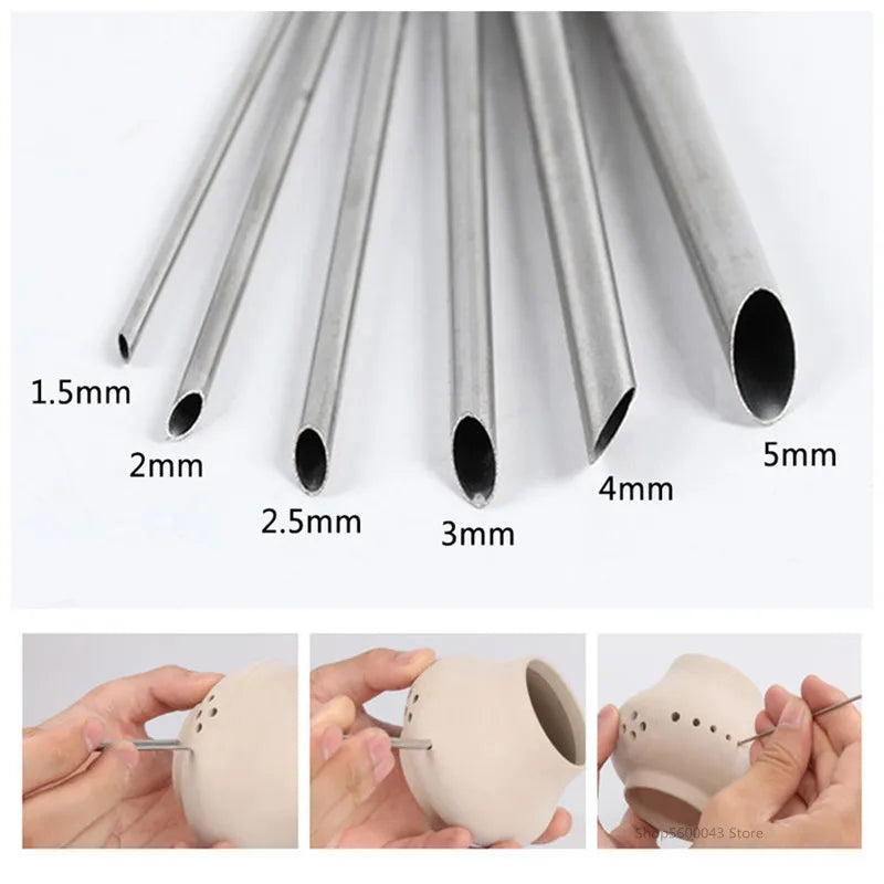 Hole Puncher Clay Cutting Tools | 6 Pcs/set