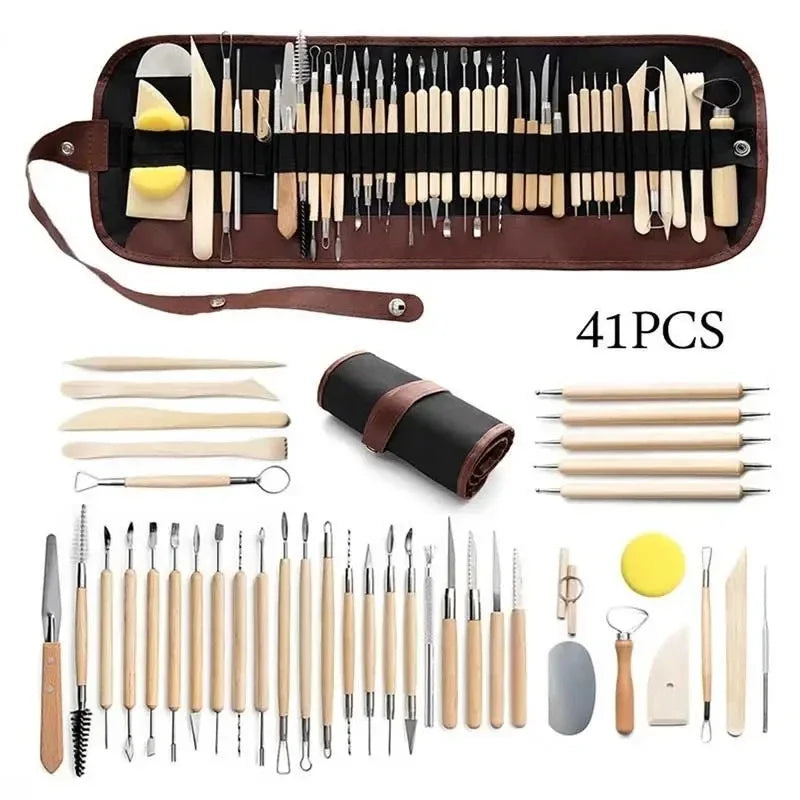 Pottery Tools Kit 8 to 61 Pcs/Set