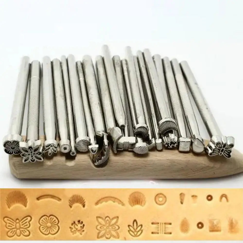 Stainless Steel Pottery Stamp Set for Embossing