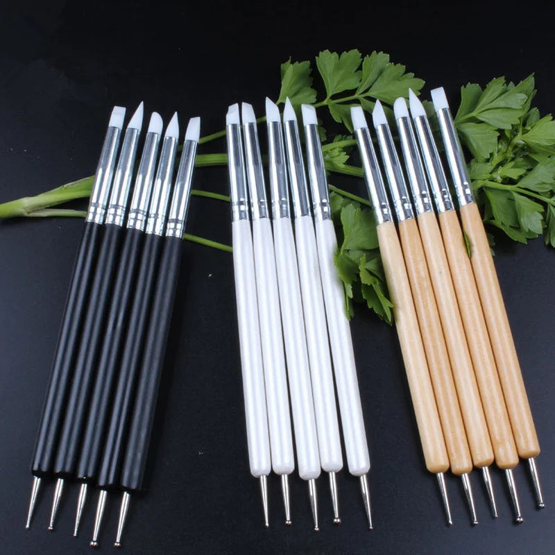 Stainless Steel Two Head Sculpting Tool | 5Pcs/Set