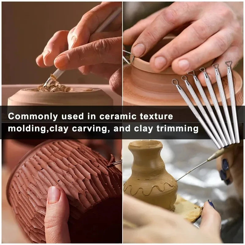 Texture Pottery Tools Set