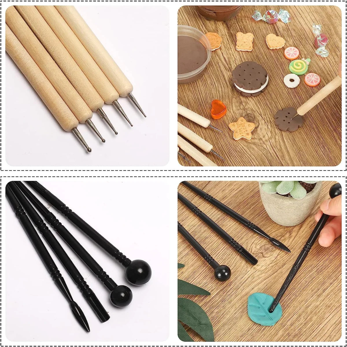 Beginners Pottery Sculpting Tool Kit | 24Pcs/set