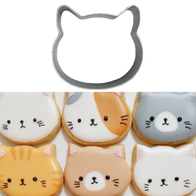 Aluminum Cat Shape Cookie and clay Cutter | 1pc