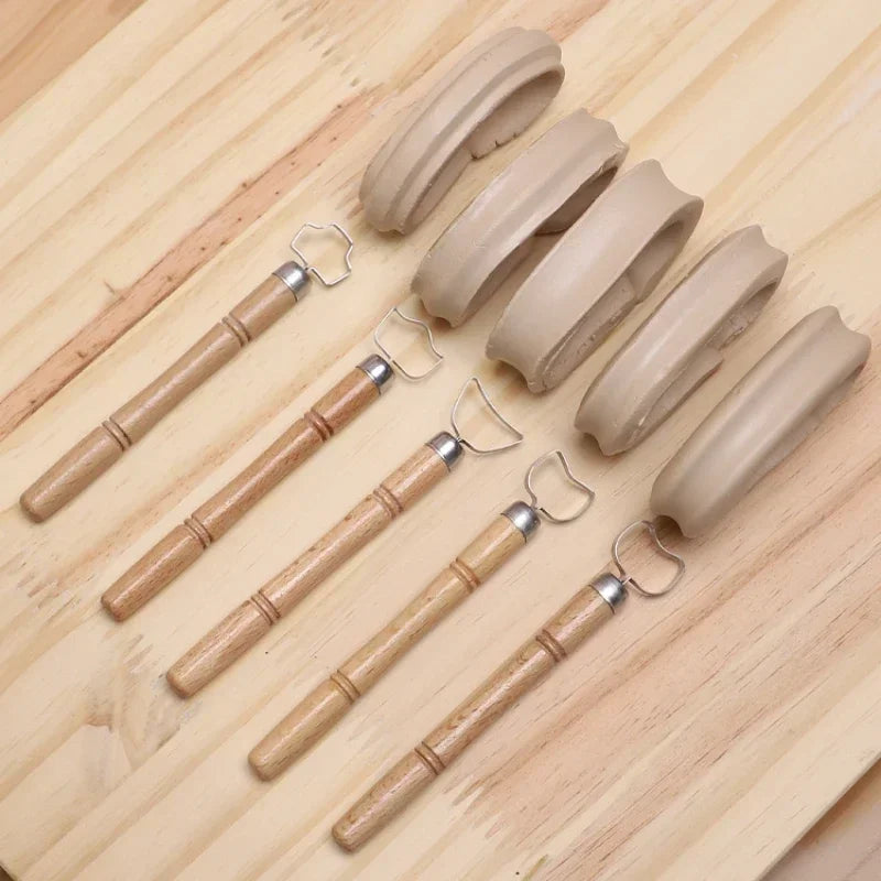 Pottery Handle Shaping Tools | 5 Pcs/set